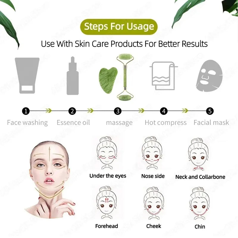 Jade Gua Sha & Facial Roller