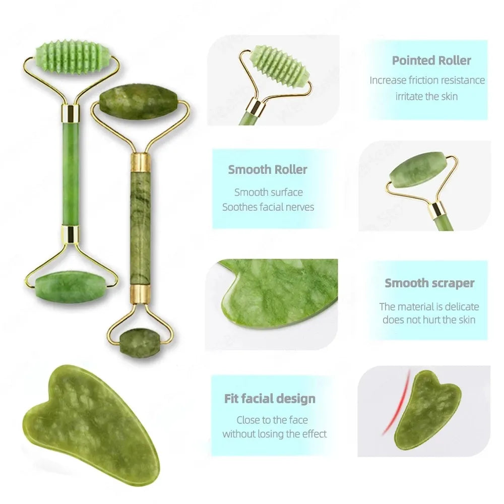 Jade Gua Sha & Facial Roller