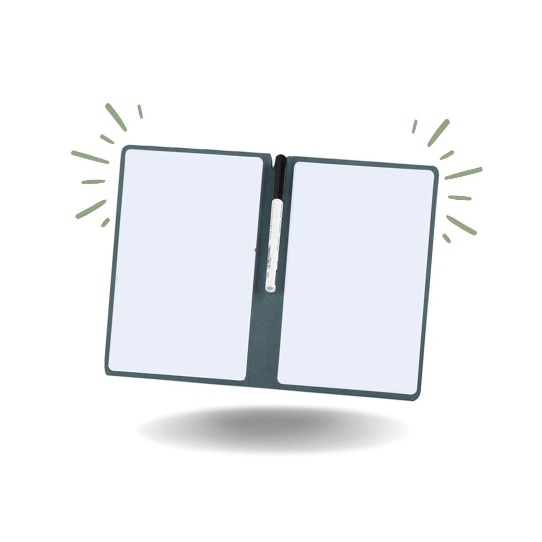 Reuseable White Board Notebook