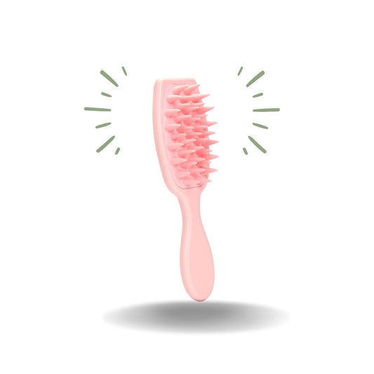 Sillicone Shampoo Brush Scalp Massager