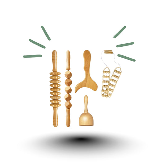 Lymphatic Drainage Wooden Tools
