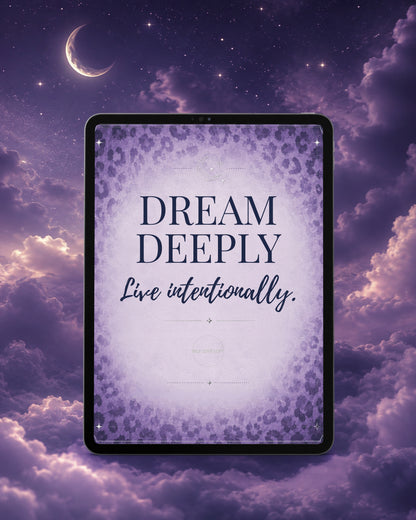 Dream Log Digital Journal