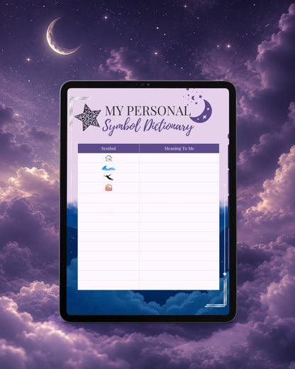 Dream Log Digital Journal