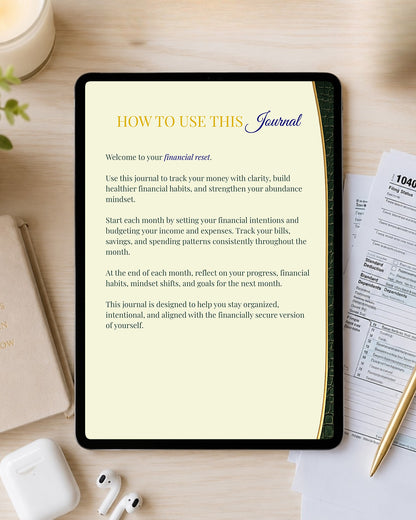 Money Mindset Digital Journal