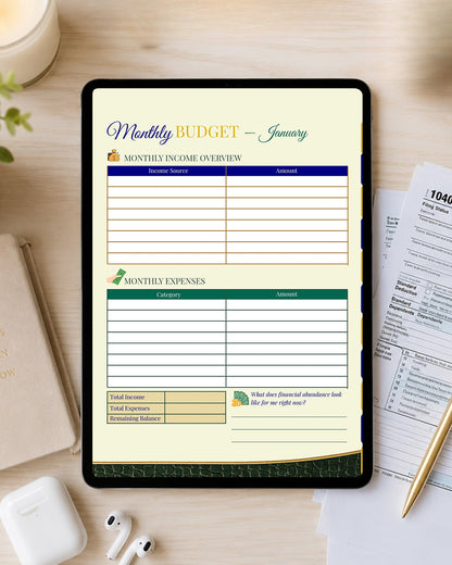 Money Mindset Digital Journal