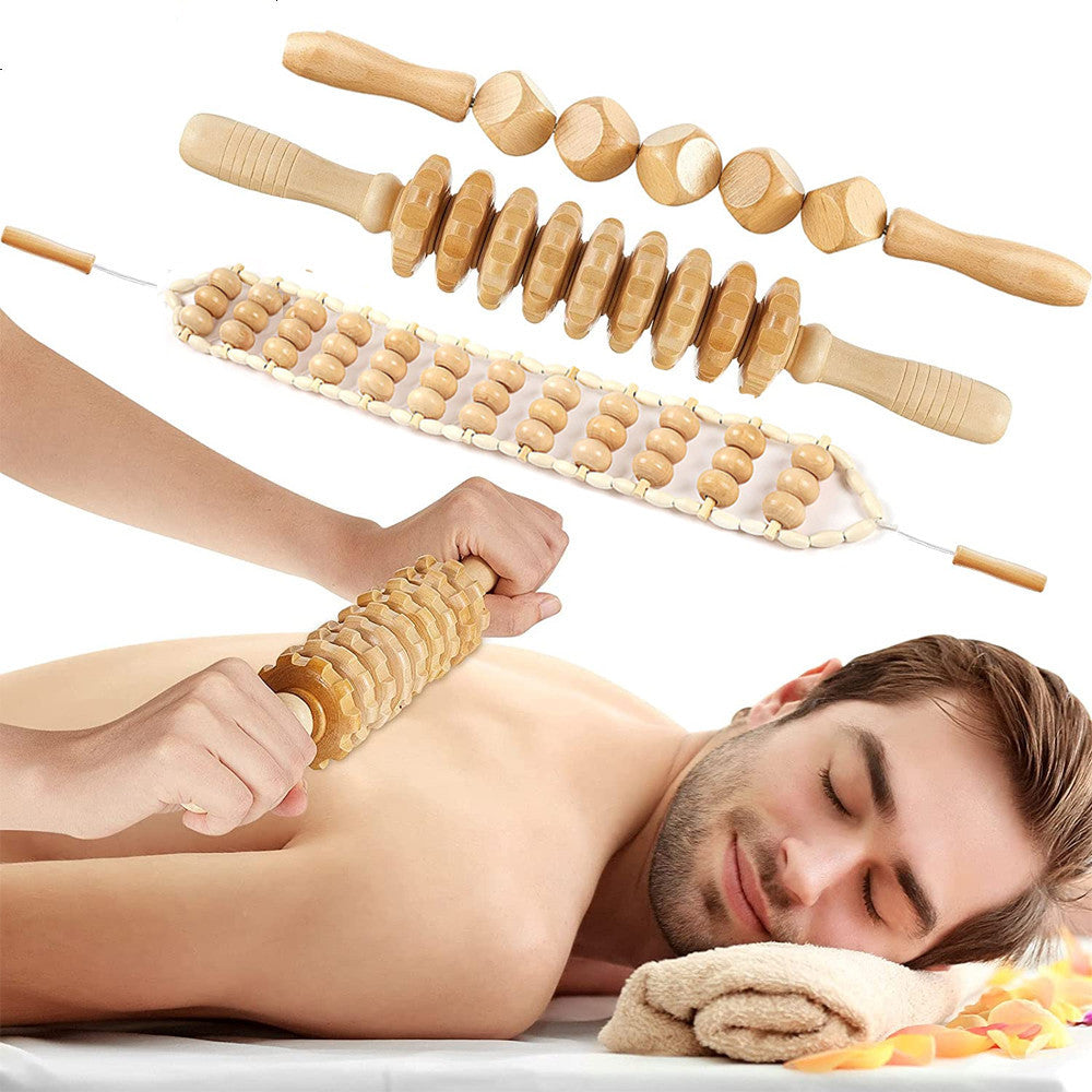 Lymphatic Drainage Wooden Tools