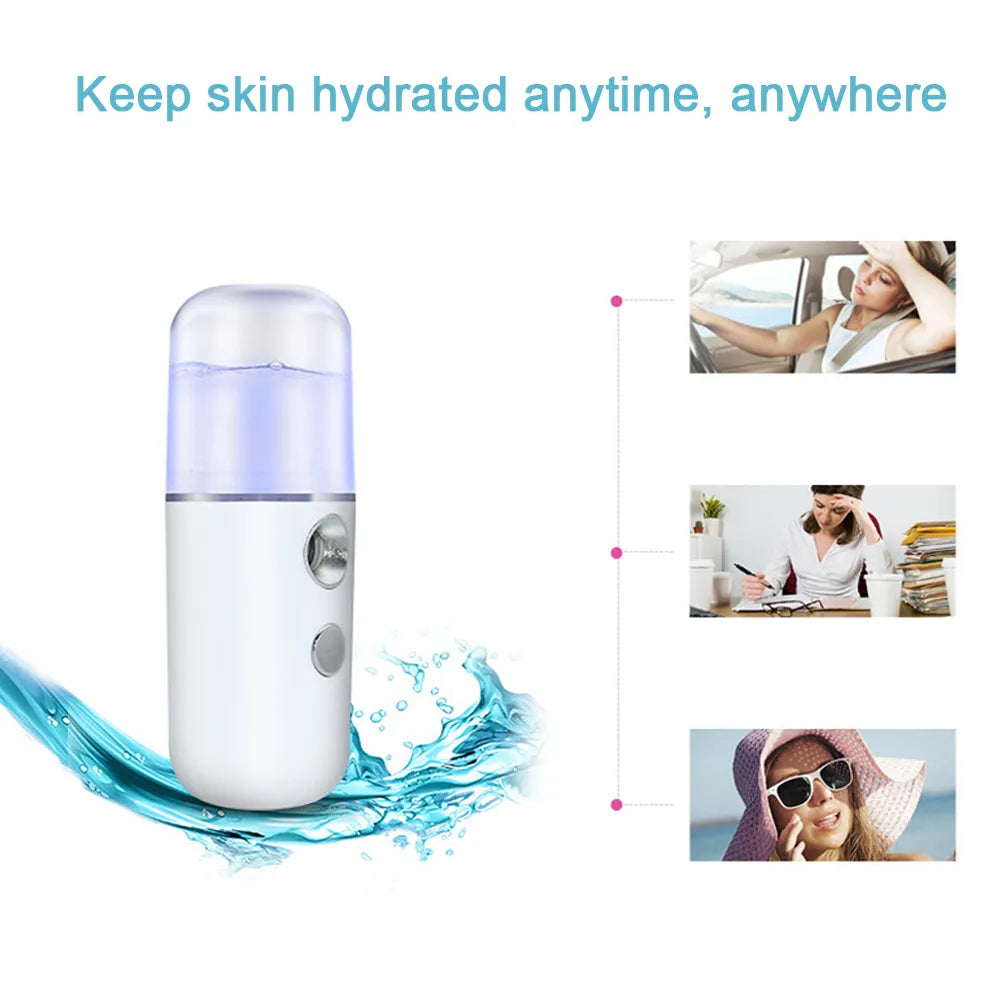 Rechargable USB Facial Mist Humidifier