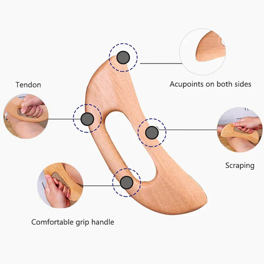 Wooden Body Gua Sha Massager