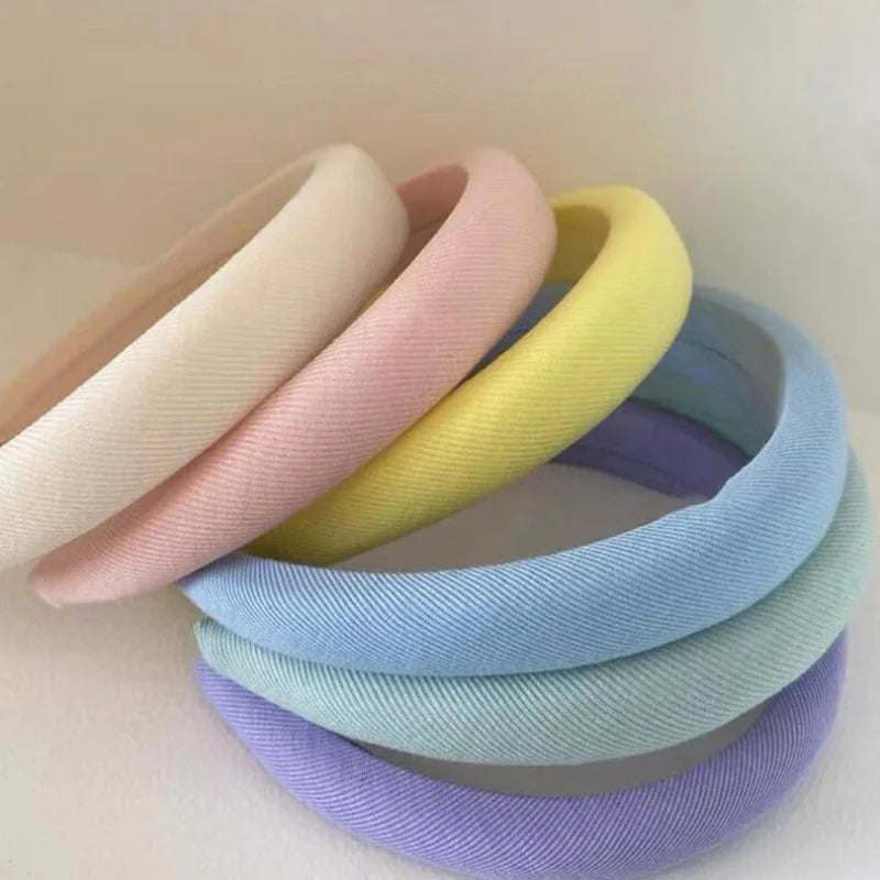 Solid Color Sponge Hairband