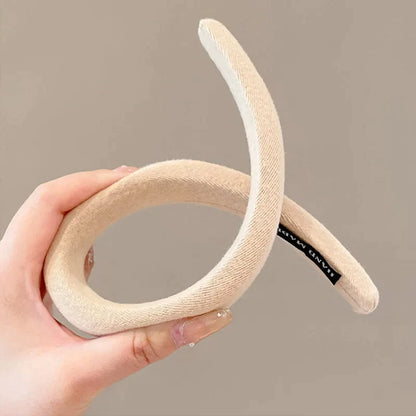Solid Color Sponge Hairband